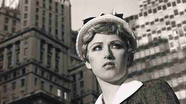 Cindy Sherman, Untitled Film Still #21 Cindy Sherman, Untitled Film Still number 21, staged photography exploring gender, cinema, identity and female stereotypes
