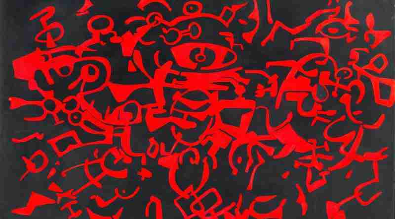 Carla Accardi Assedio rosso n. 3 1956