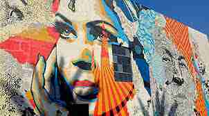 Urban art in public space (photo).