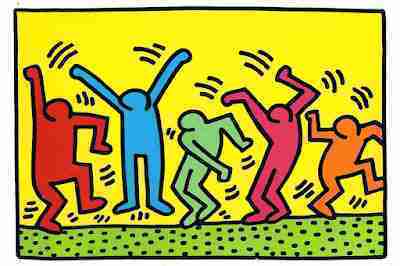 Keith Haring, Figures Dancing Keith Haring, Figures Dancing