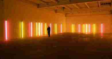 Dan Flavin, Alternating pink and gold