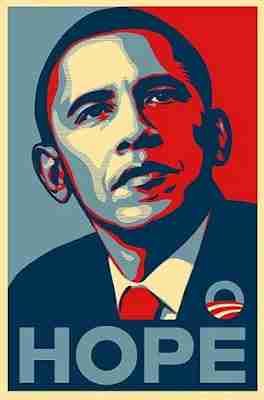 Shepard Fairey, Obama Hope Shepard Fairey, Obama Hope
