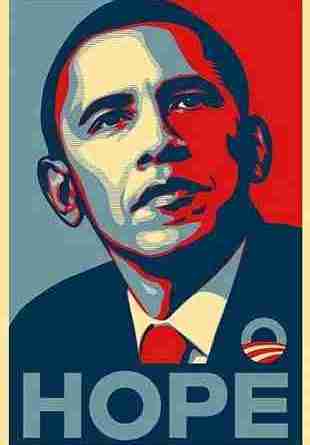 Shepard Fairey — Obama Hope