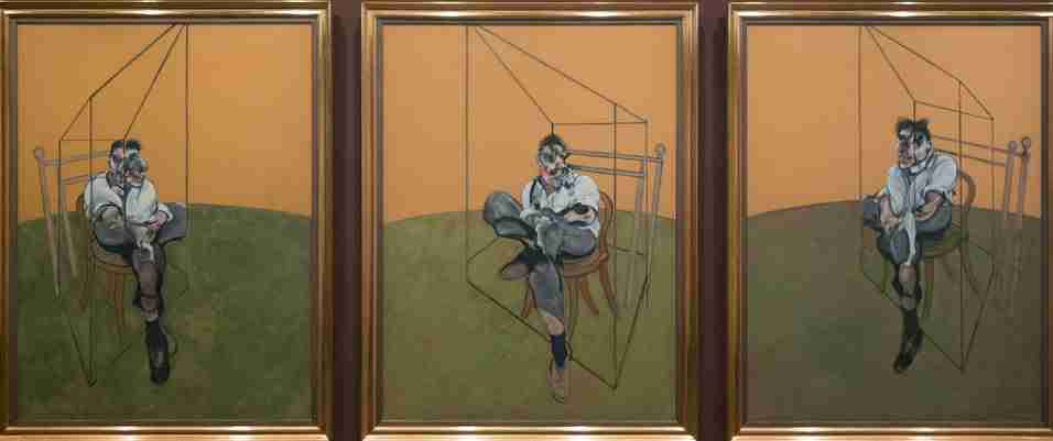 Francis Bacon painting detail and figurative painting in the 1960s
