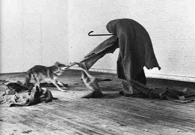 Joseph Beuys - I Like America and America Likes Me (1974)