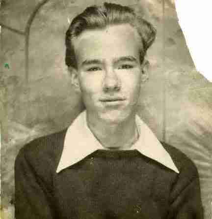 Young Andy Warhol as a shy and observant child