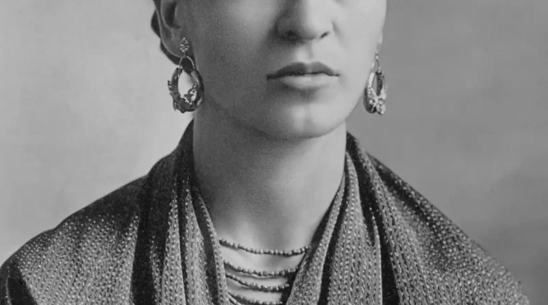 Frida Kahlo photographed by her father, Guillermo Kahlo.