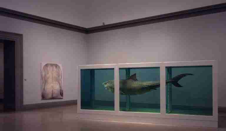 Young British Artists from the Saatchi Collection, Brooklyn Museum, 1999–2000. Photo Brooklyn Museum, via Wikimedia Commons.